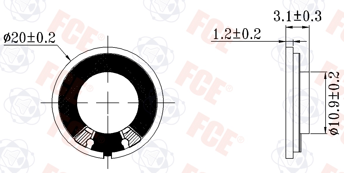 F20M05B(GP) Mechanical Drawing F20M05B(GP) Mechanical Drawing