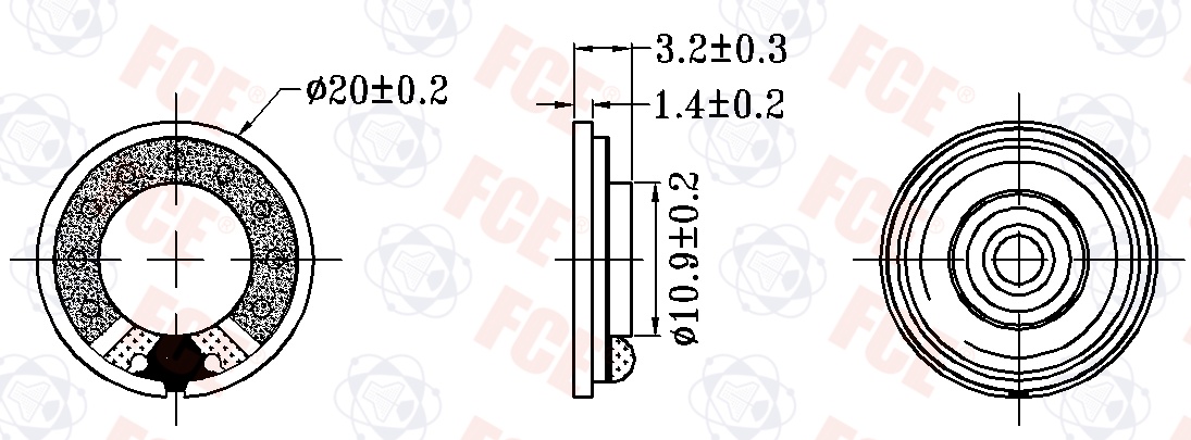 F20M199A(GP) Mechanical Drawing F20M199A(GP) Mechanical Drawing