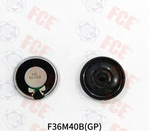 F36M40B(GP) - 8Ω 0.5W Speaker
