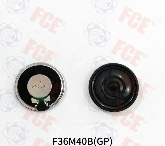 F36M40B(GP) - 8Ω 0.5W Speaker