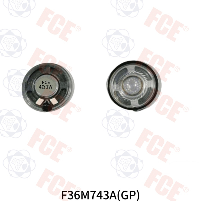 F36M743A(GP) - 4Ω 1W Speaker