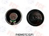 F40M07C(GP) - 16Ω 1W Speaker