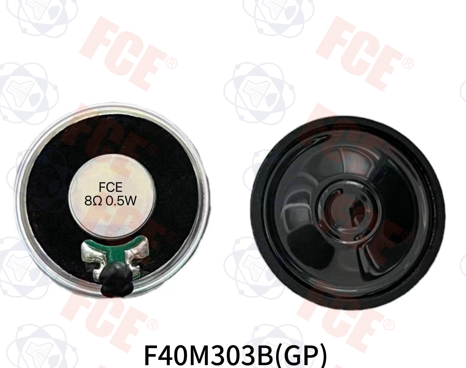 F40M303B(GP) - 8Ω 0.5W Speaker