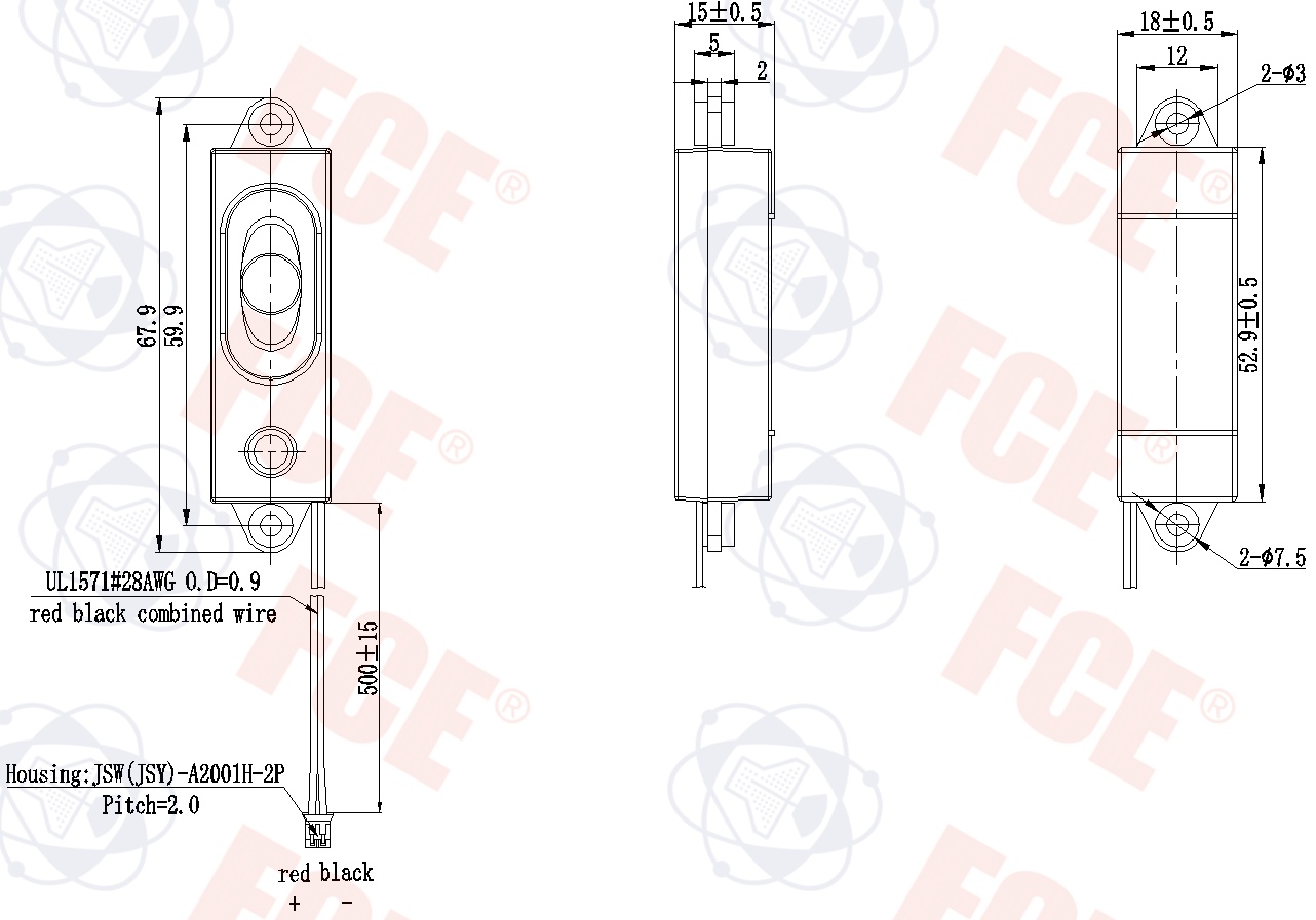 1635IBOX-68(GP) Mechanical Drawing