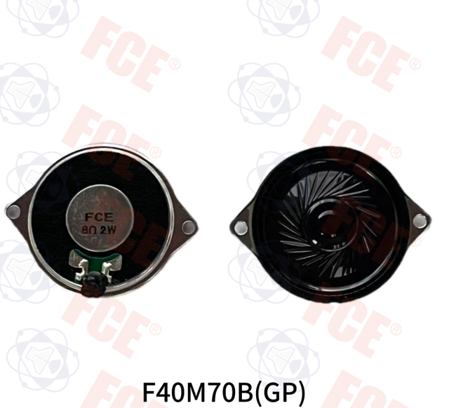 F40M70B(GP) - 8Ω 2W Speaker
