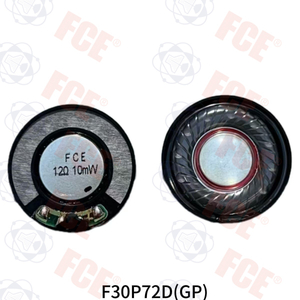 F30P72D(GP) - 12Ω 10mW Speaker