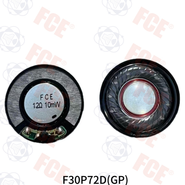 F30P72D(GP) - 12Ω 10mW Speaker