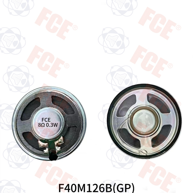 F40M126B(GP) - 8Ω 0.3W Speaker 