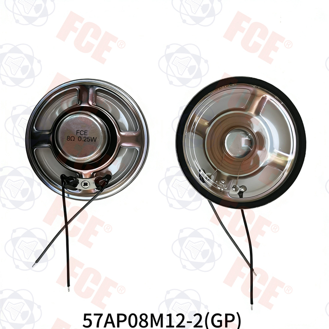 57AP08M12-2(GP) - 8Ω 0.25W Speaker