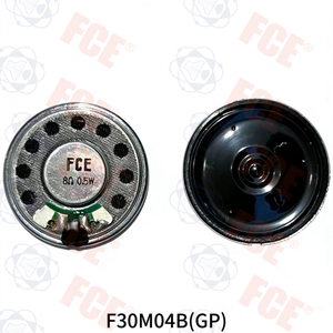 F30M04B(GP) - 8Ω 0.5W Speaker