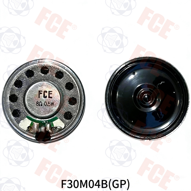 F30M04B(GP) - 8Ω 0.5W Speaker