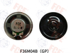 F36M04B(GP) - 8Ω 0.5W Speaker