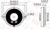 F40M08A(GP) - 4Ω 1W Speaker