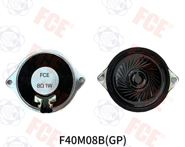 F40M08B(GP) - 8Ω 1W Speaker