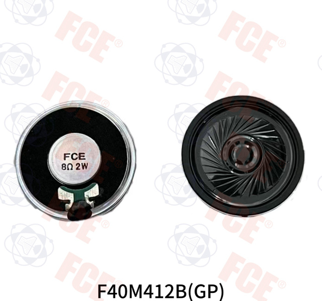 F40M412B(GP) - 8Ω 2W Speaker