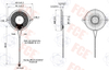 F40M424B(GP) - 8Ω 1W Speaker