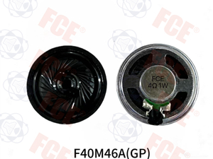 F40M46A(GP) - 4Ω 1W Speaker