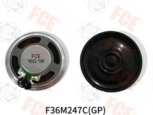 F36M247C(GP) - 16Ω 1W Speaker