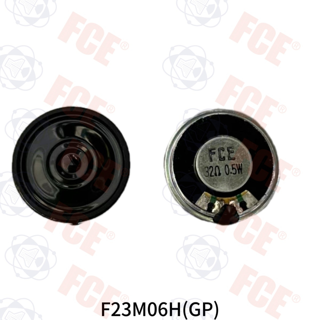F23M06H(GP) - 32Ω 0.5W Speaker