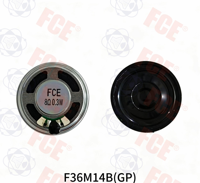 F36M14B(GP) - 8Ω 0.3W Speaker