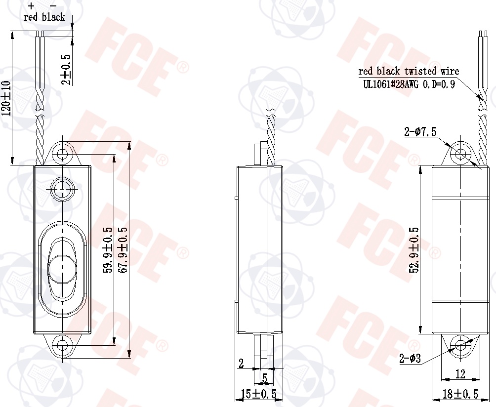 1635IBOX-70(GP) Mechanical Drawing