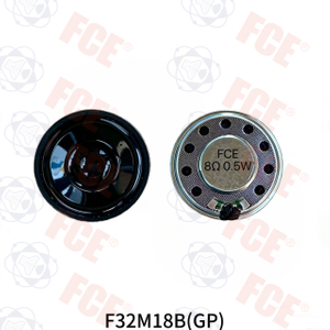 F32M18B(GP) - 8Ω 0.5W Speaker