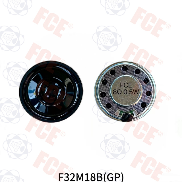 F32M18B(GP) - 8Ω 0.5W Speaker