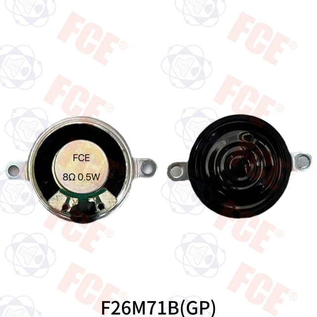 F26M71B(GP) - 8Ω 0.5W Speaker