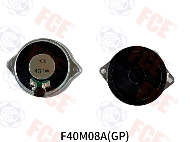 F40M08A(GP) - 4Ω 1W Speaker
